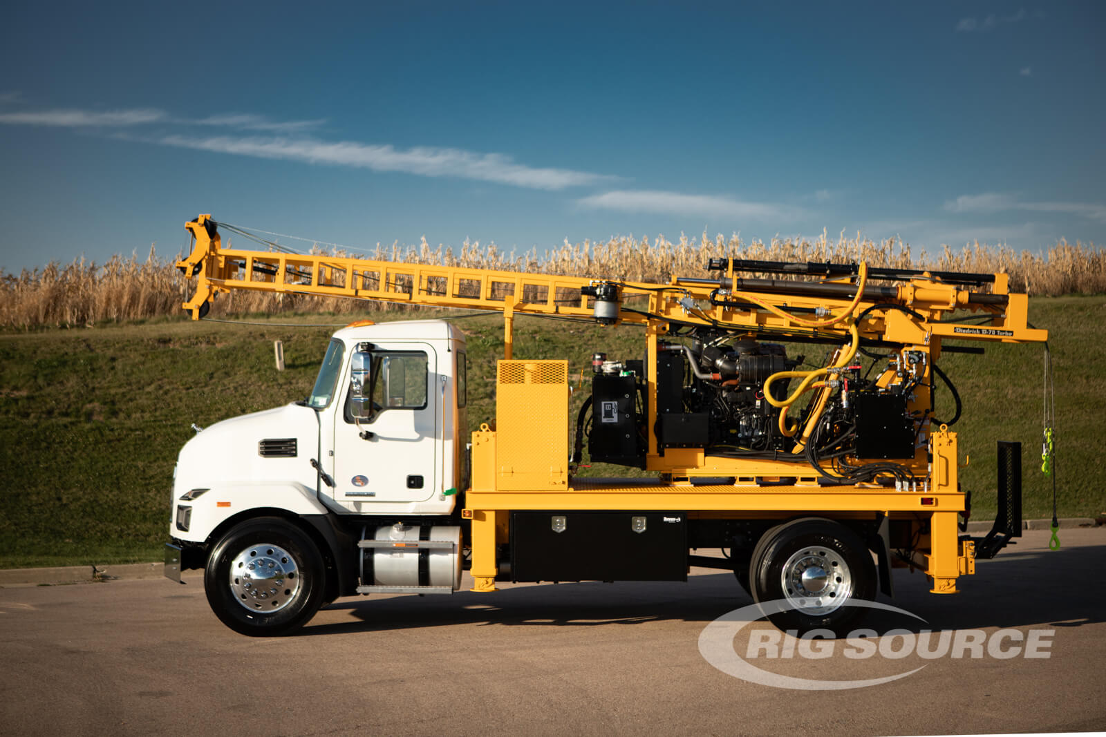 Diedrich D70 Truck Drill Rig on Mack MD7