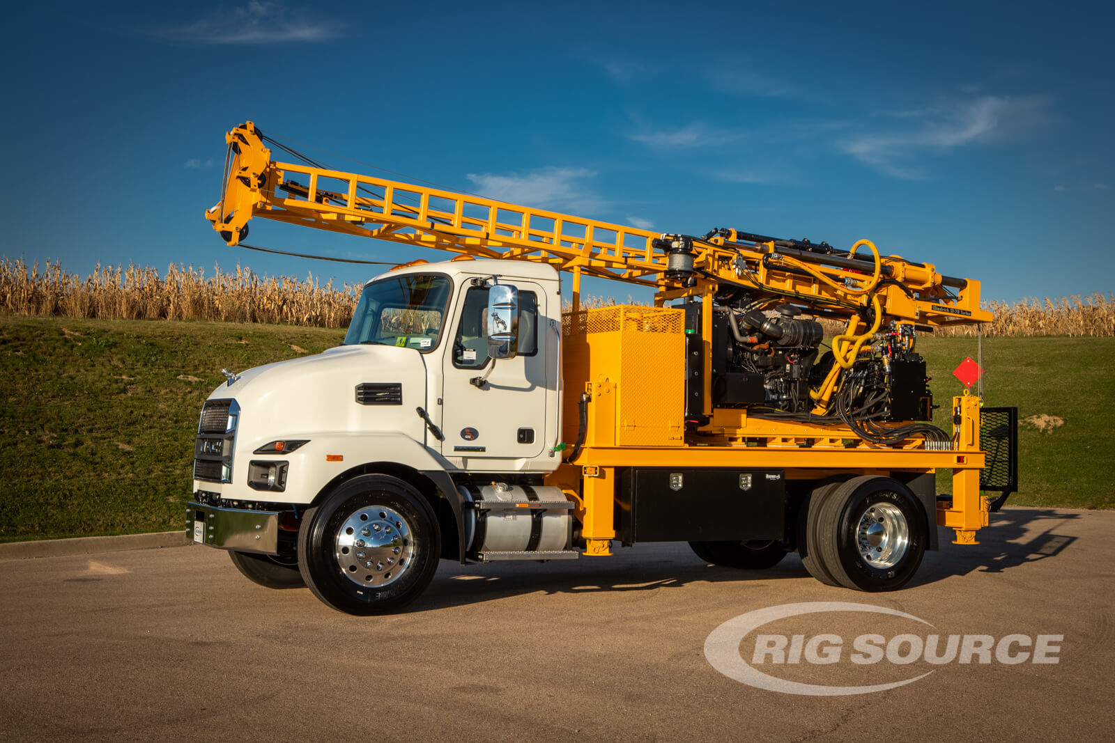 Diedrich D70 Truck Drill Rig on Mack MD7