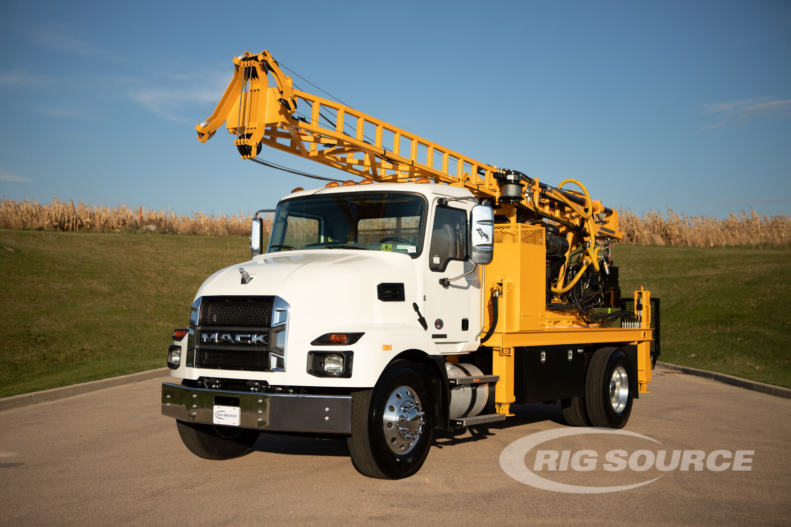 Diedrich D70 Truck Drill Rig on Mack MD7