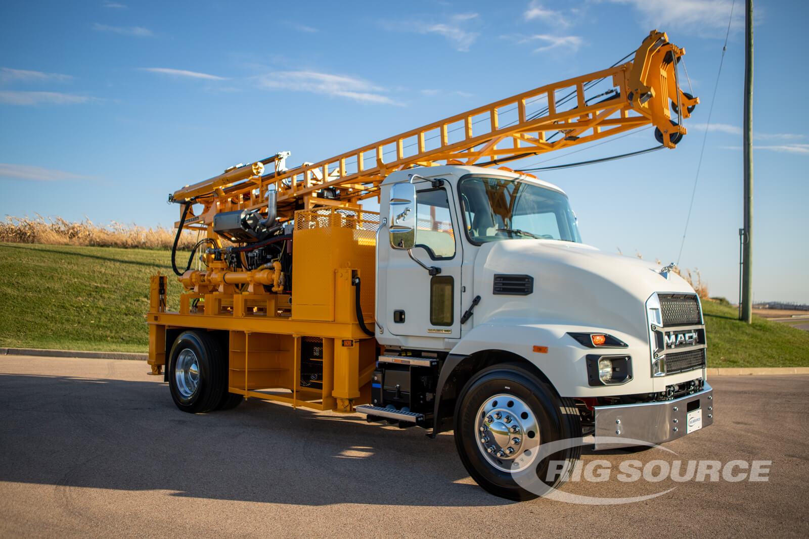 Diedrich D70 Truck Drill Rig on Mack MD7