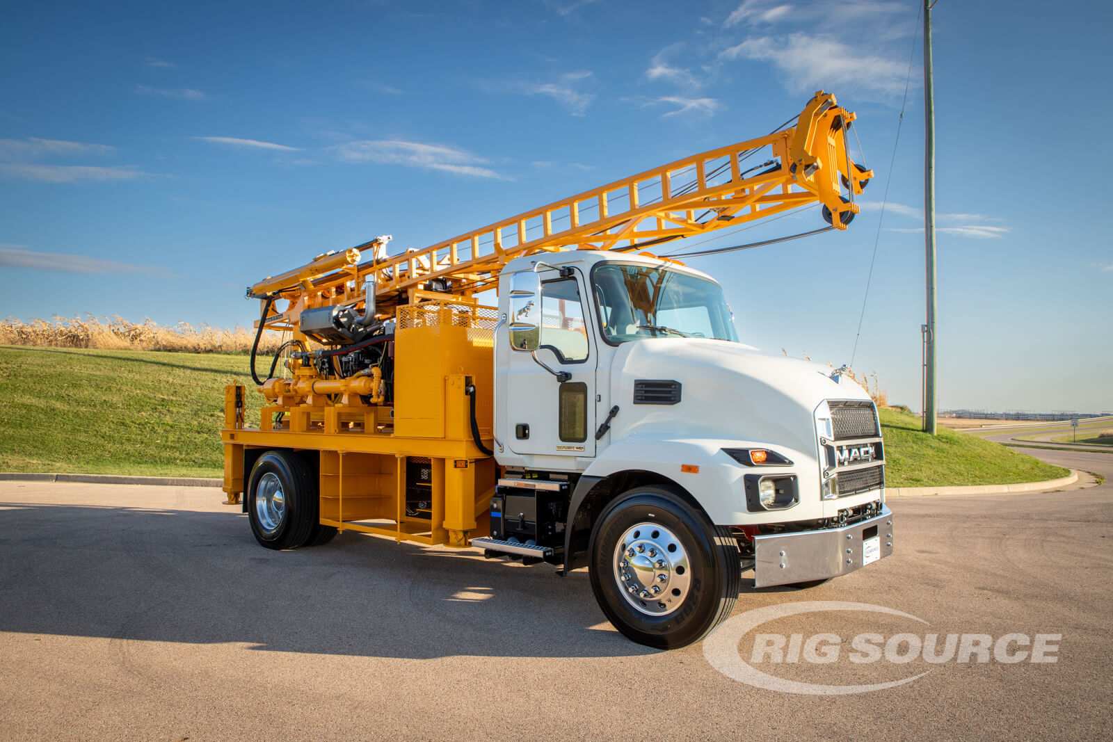 Diedrich D70 Truck Drill Rig on Mack MD7