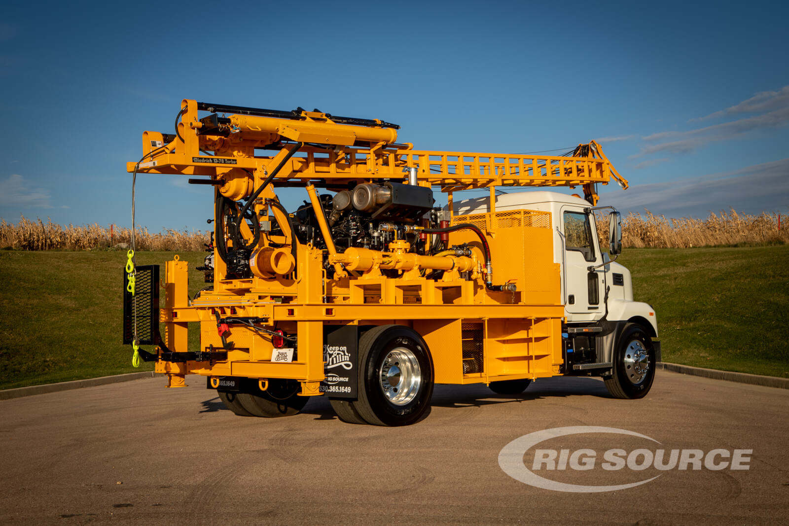 Diedrich D70 Truck Drill Rig on Mack MD7